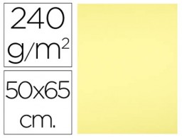 Cartulina Liderpapel 50x65cm. 240 g/m² amarillo medio